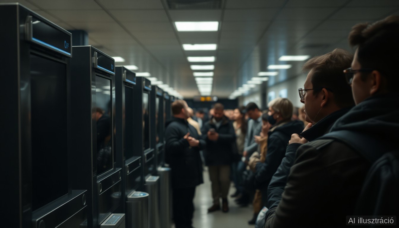 Országos informatikai hiba: órákra megbénultak a határátkelők és a reptér