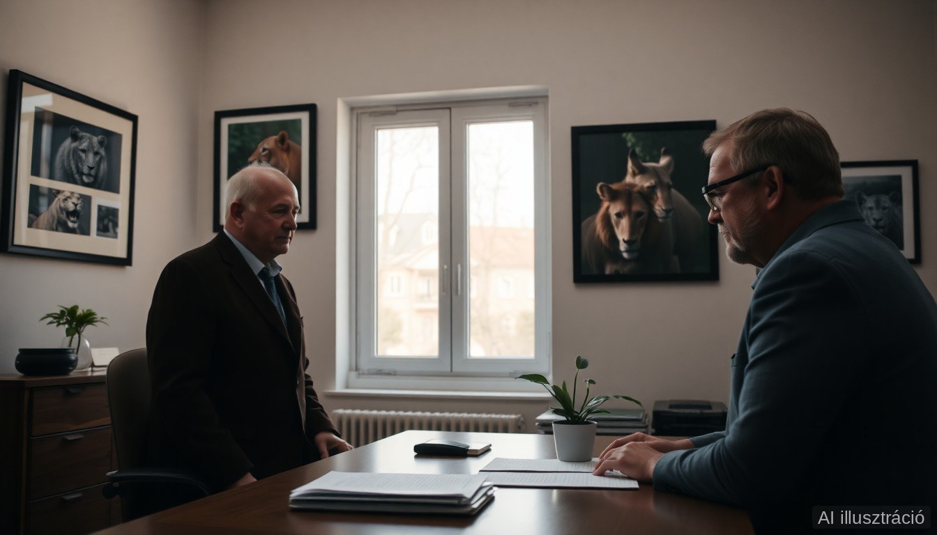 Gajdos bemutatta utódját: Papp Endre viszi tovább a Nyíregyházi Állatparkot